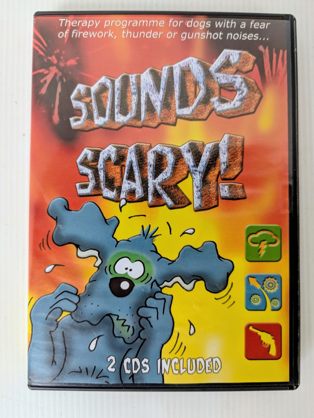 Sounds Scary CD Therapy Programme For Dogs Firework Thunder Relief Sound Therapy