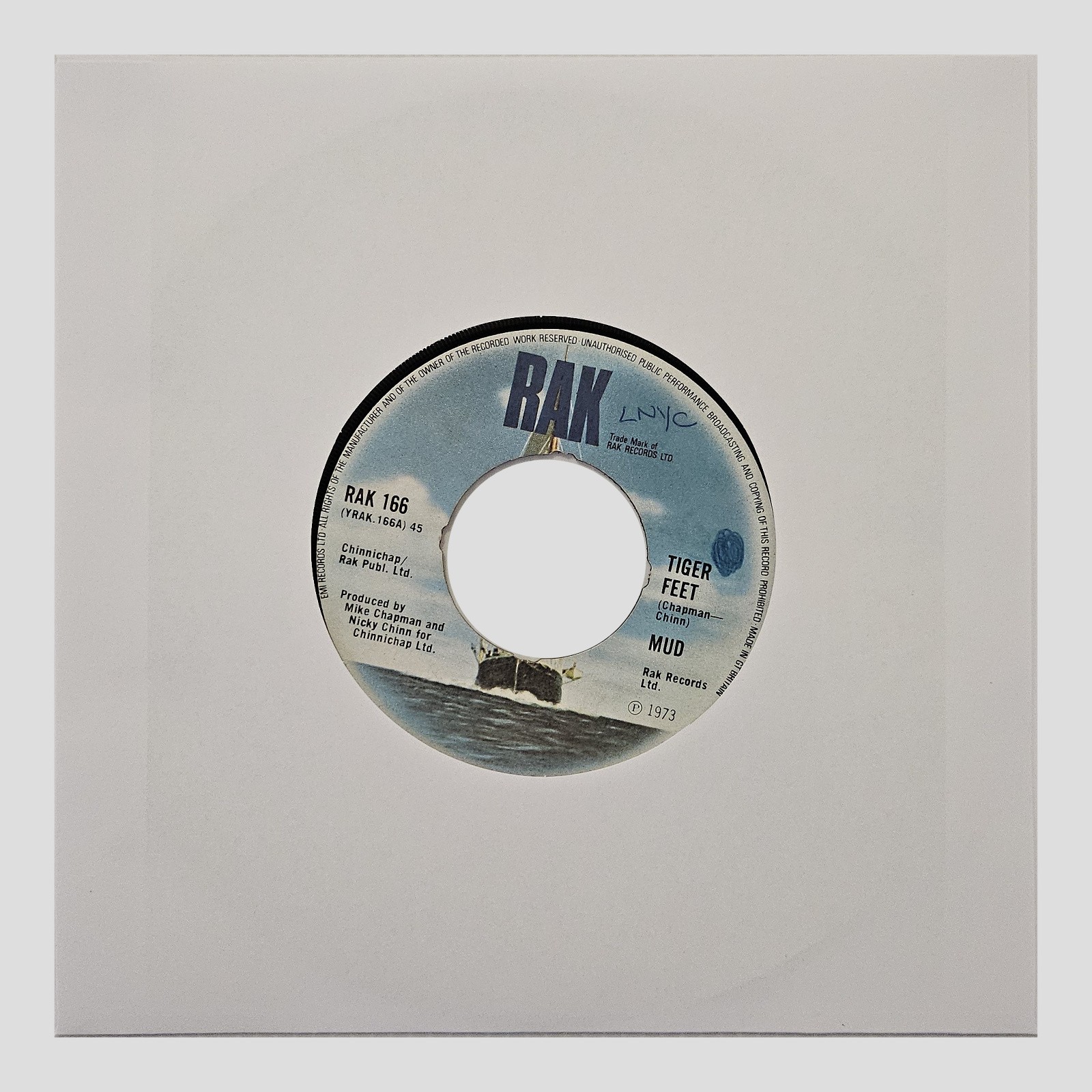 Mud - Tiger Feet 7" 45 RPM Vinile in 7 Pollici Record Musicale