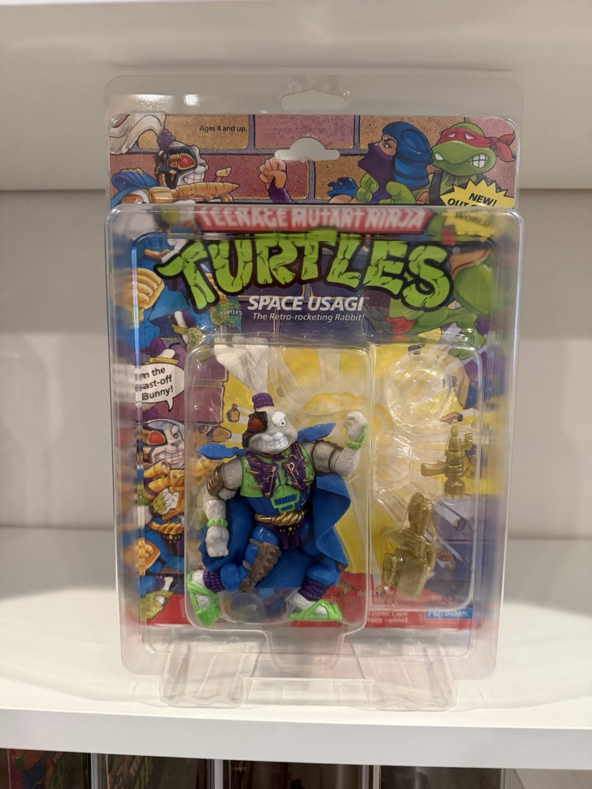 Space Usagi Teenage Mutant Ninja Turtles TMNT 1991 Playmates Vintage NUOVO SIGILLATO