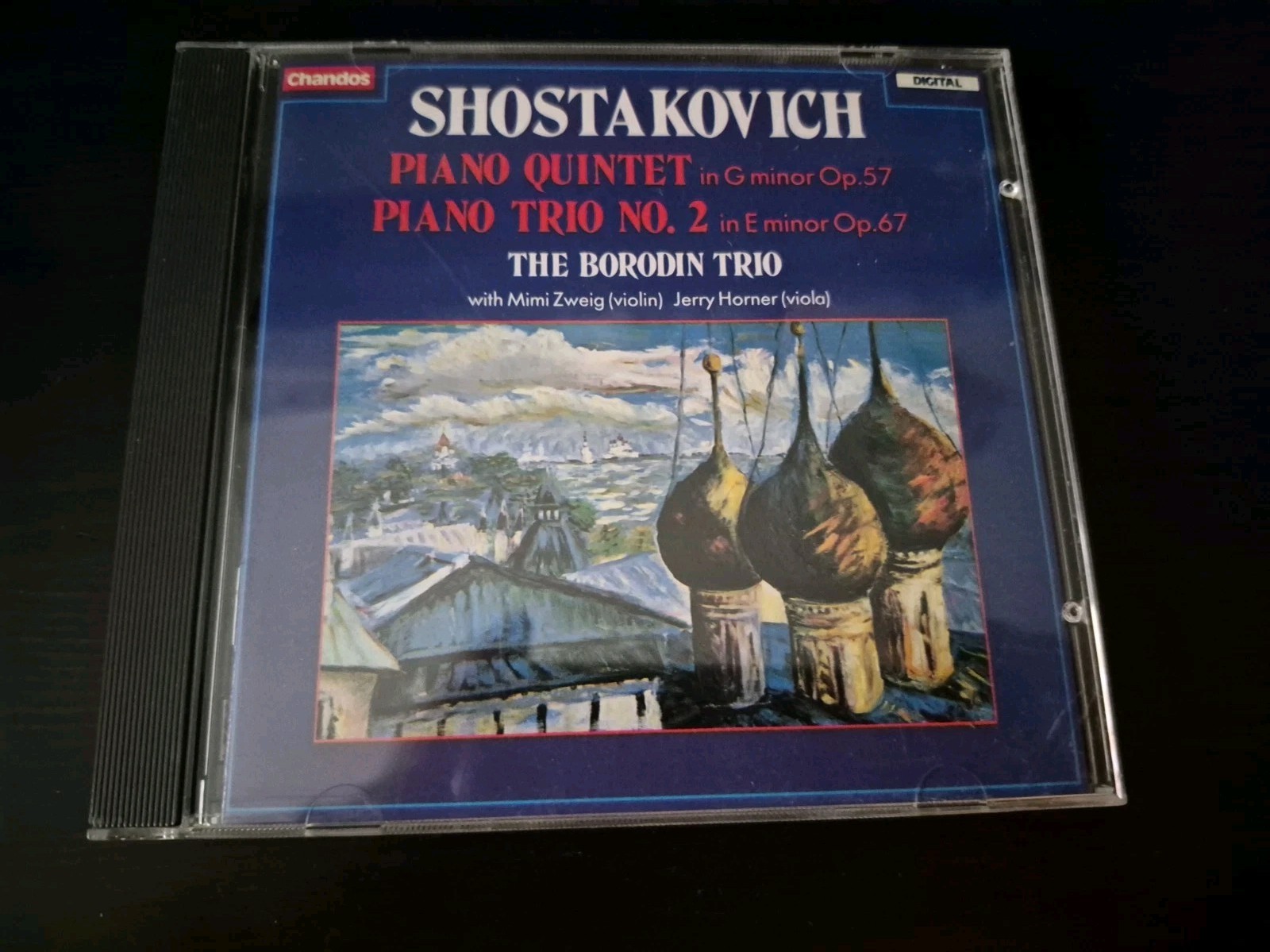 Shostakovich Piano Quintet/Piano Trio No. 2 The Borodin Trio Chandos W. Germany