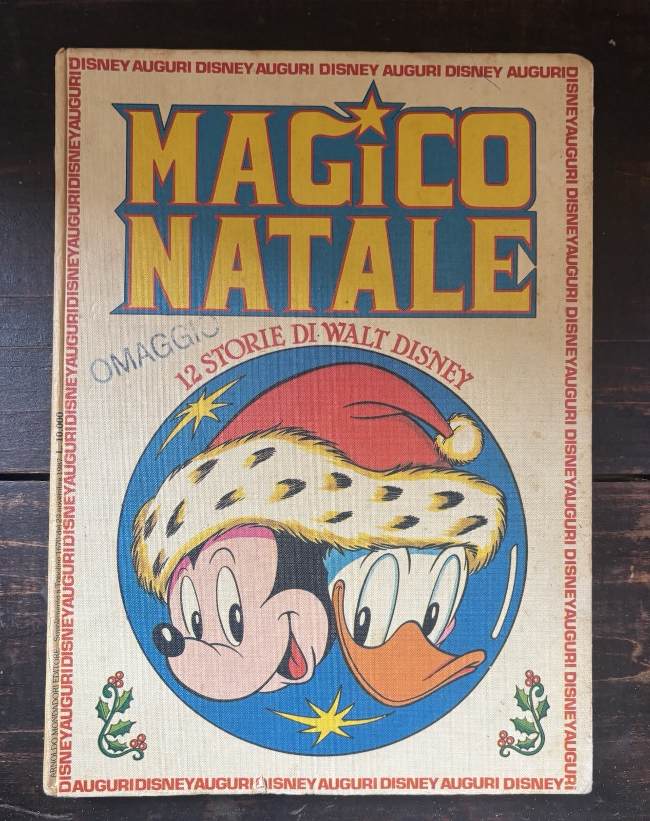 Walt Disney Magico Natale fumetto a colori 1987 ITA Topolino Paperino