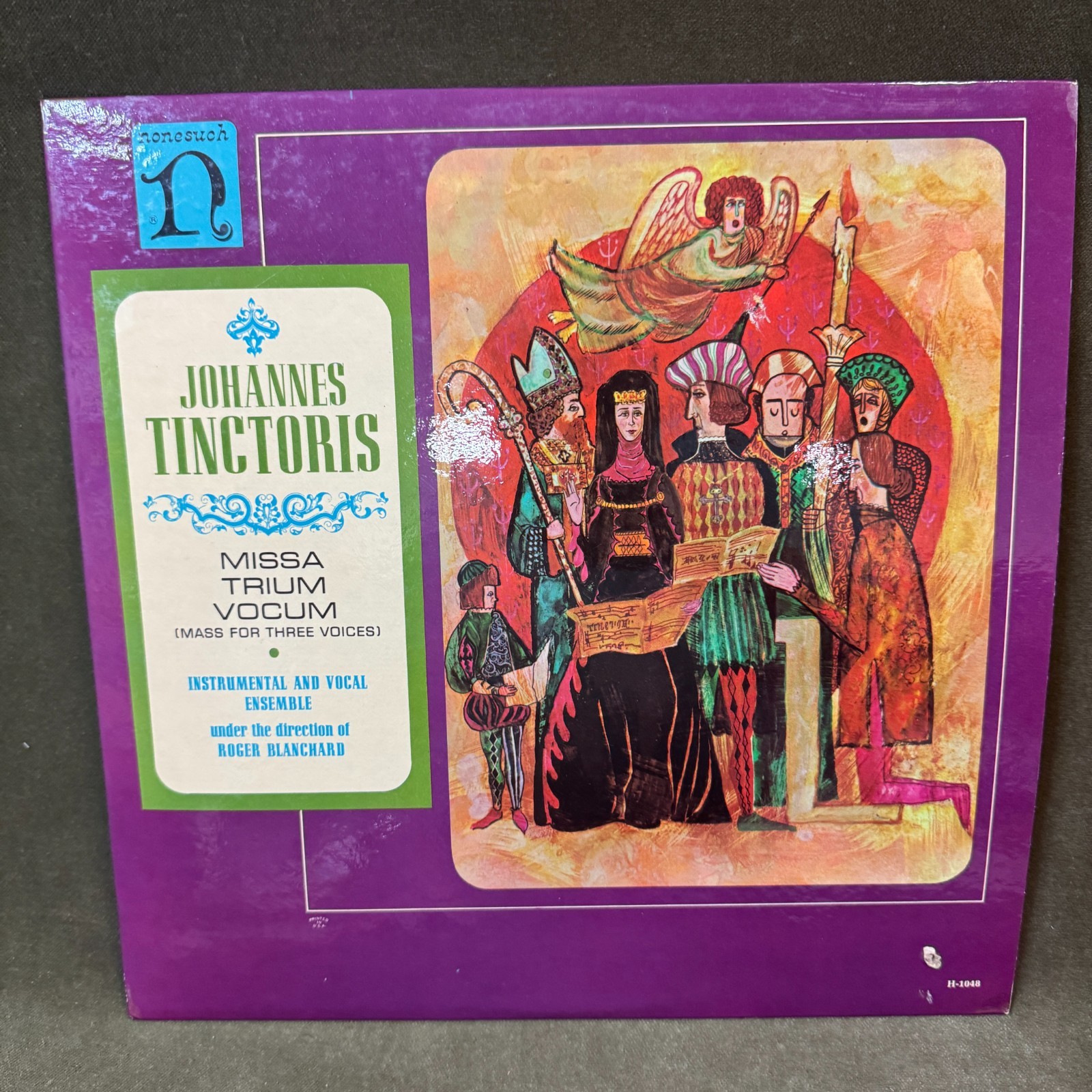 Johannes Tinctoris - Roger Blanchard Missa -Trium Vocum Vinyl LP - Looks Perfect