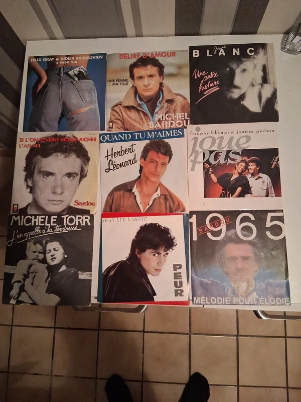 9 disque 45 tours