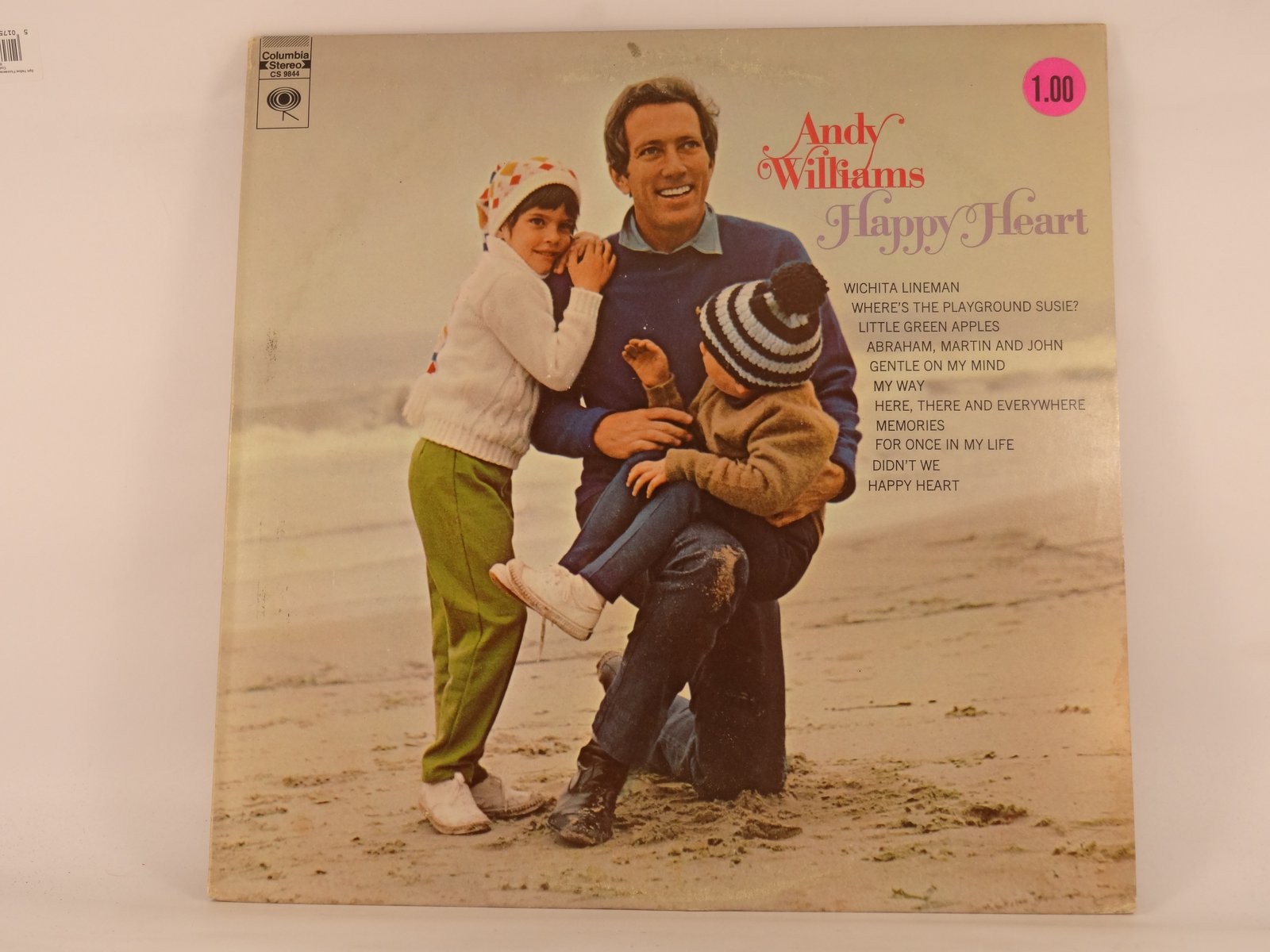 ANDY WILLIAMS HAPPY HEART (428) LP COLUMBIA