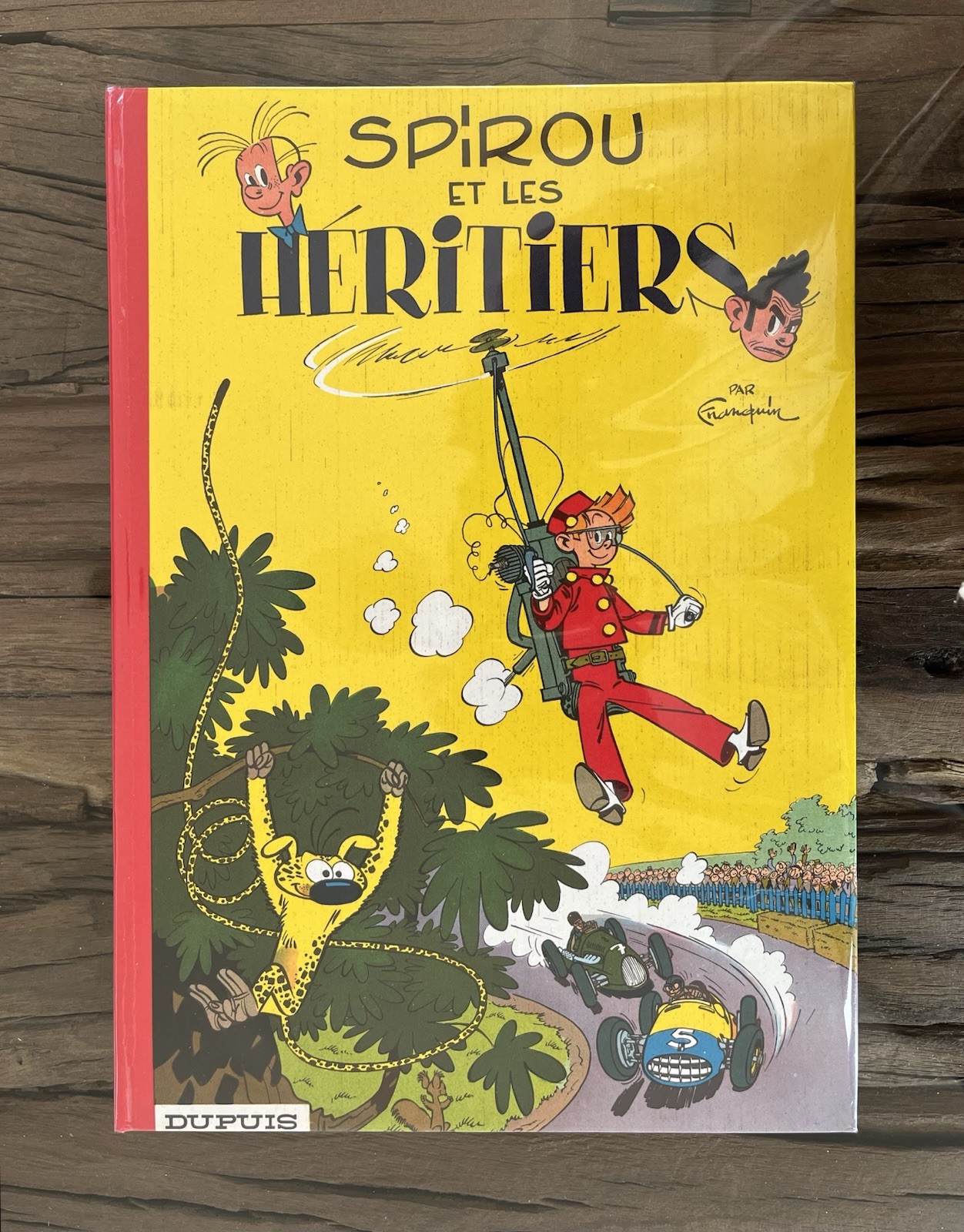 SPIROU ET LES HÉRITIERS : ULTRA RARE 1ER DOS ROND 1962 CRAQUANT NEUF FRANQUIN