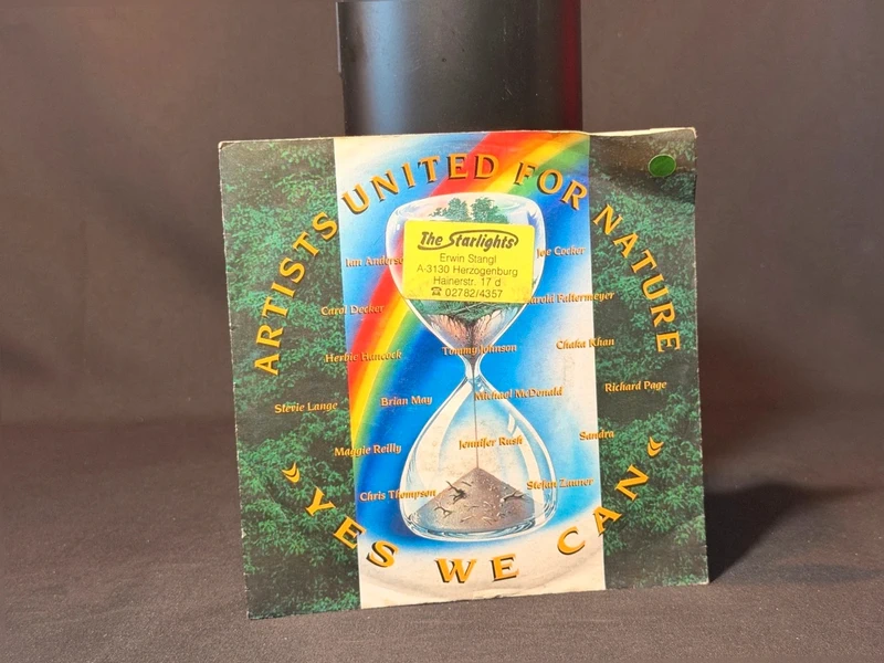 Artists United for Nature yes We Can Vintage Vinyl Single 7