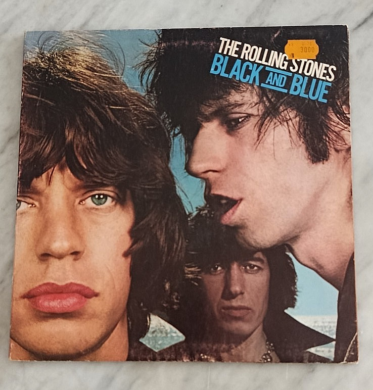 the Rolling Stones Black and Blue COC 59106 France 1976 gatefold cover EX