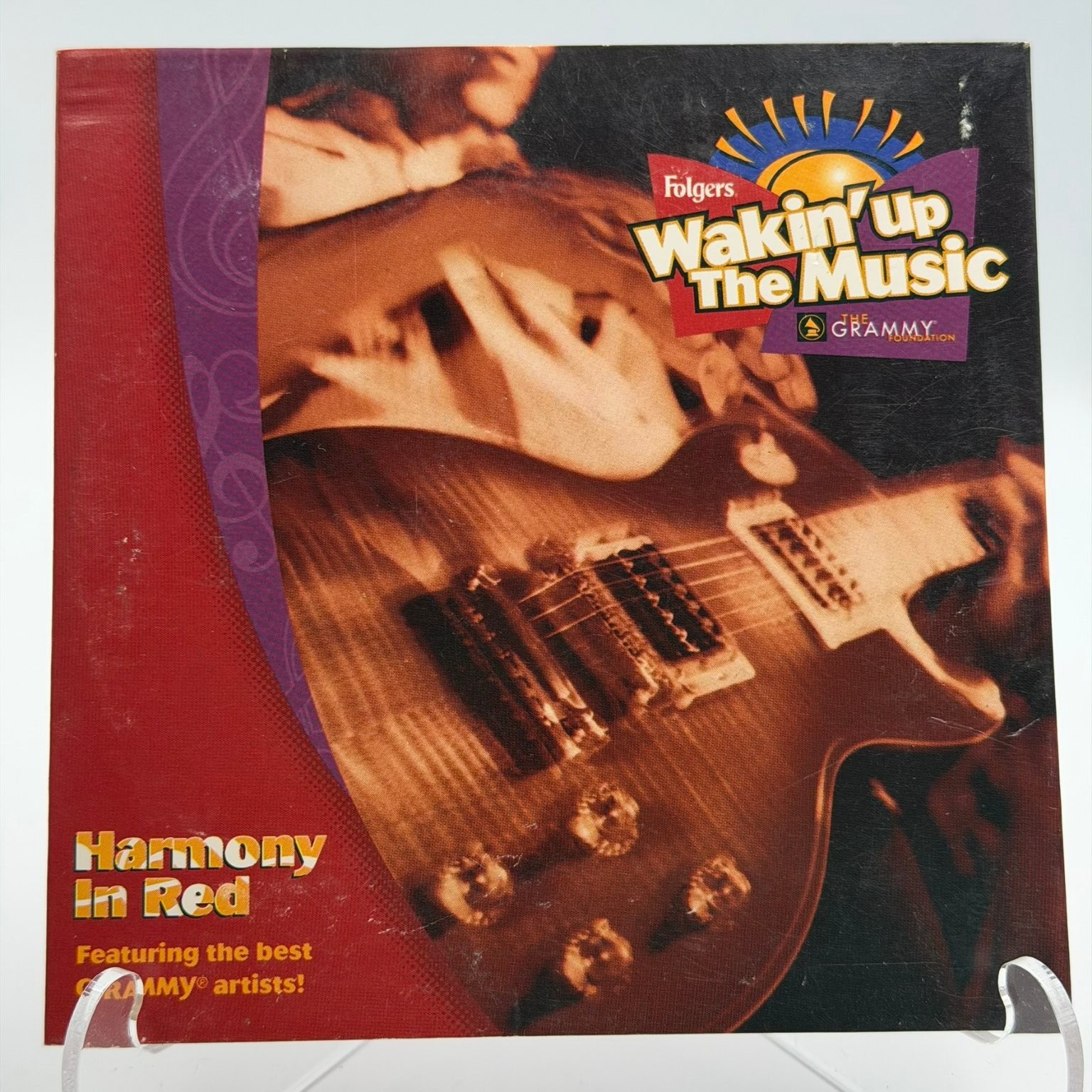 Folgers Wakin' Up The Music Harmony In Red CD 2001 Pop R&B Soul Sony
