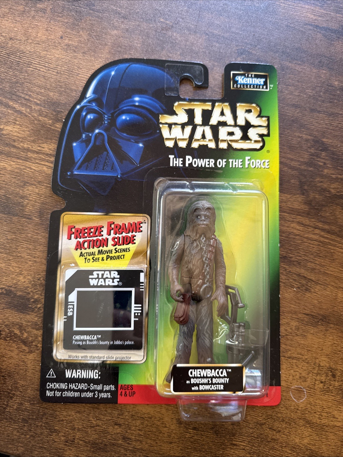 1998 Star Wars POTF Chewbacca Boush’s Bounty Freeze Frame Kenner sigillato