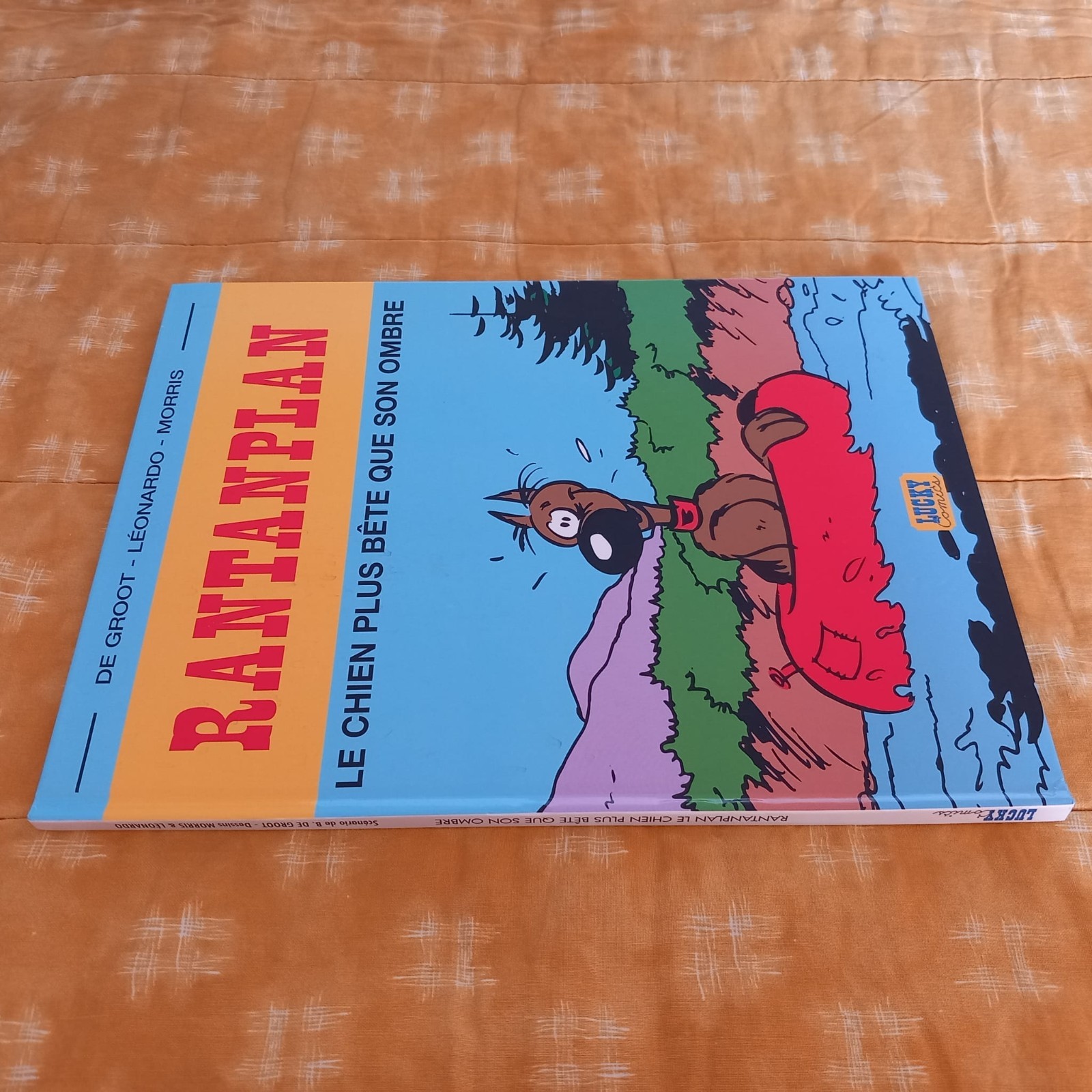 BD RANTANPLAN CHIEN PLUS BETE MORRIS 2000 DARGAUD LUCKY LUKE DALTON ESSO