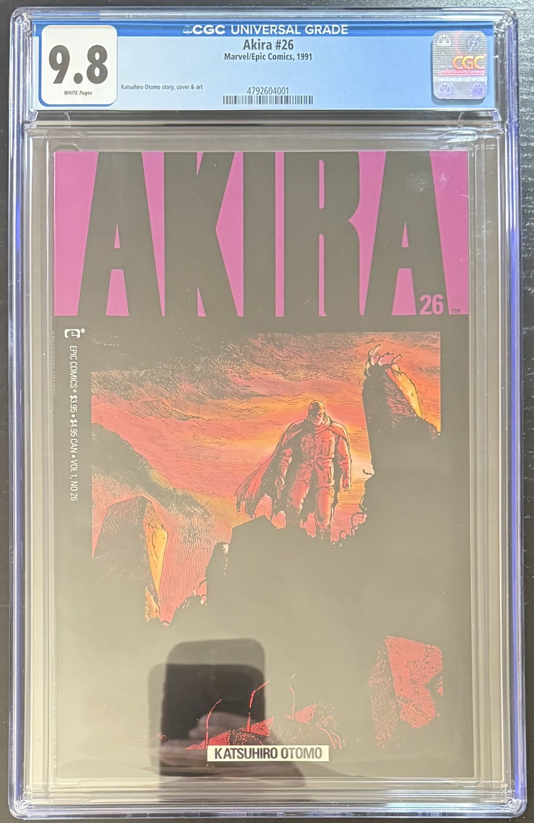Akira #26 CGC 9,8 pagine bianche! Epic Comics 1991 Katsuhiro Otomo