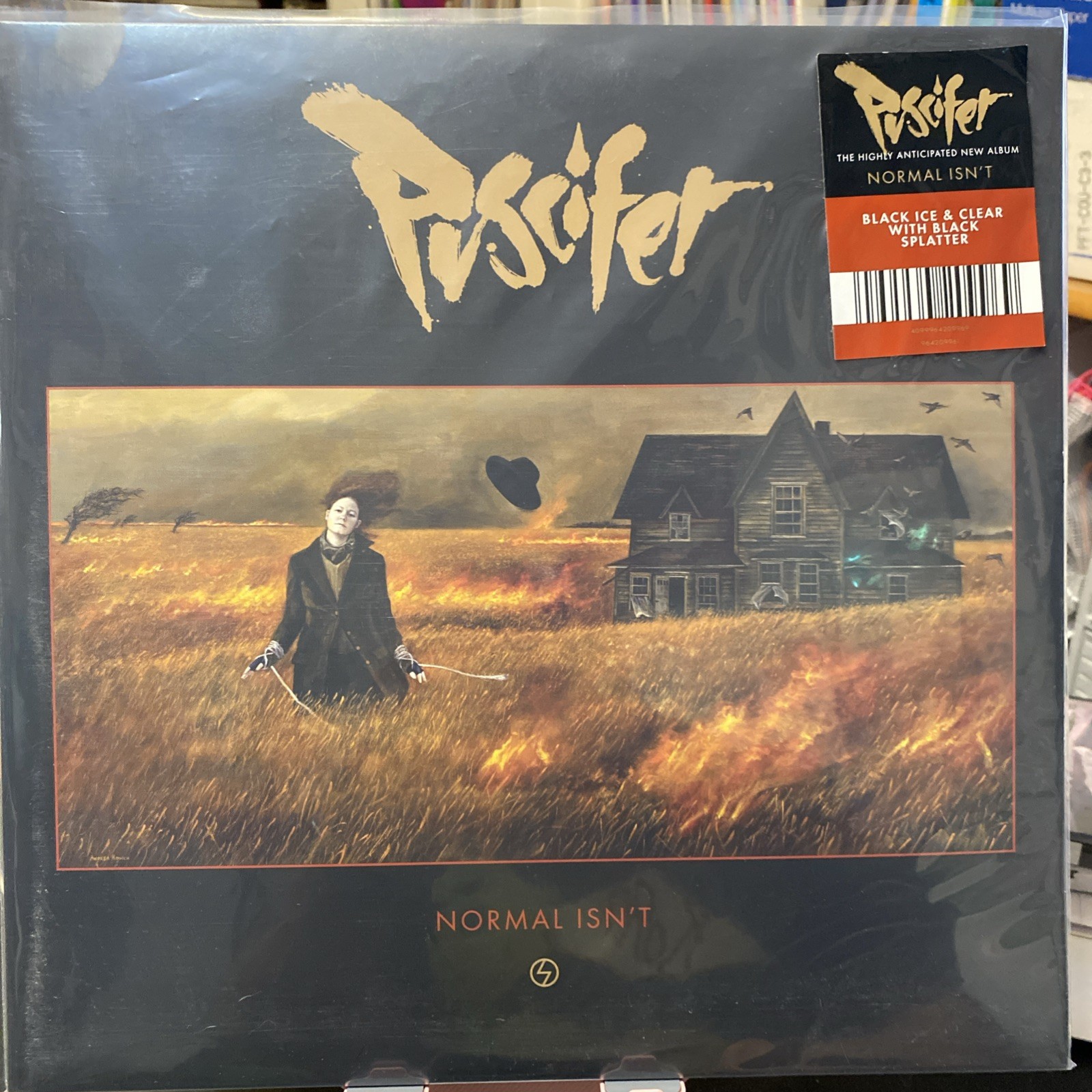 Puscifer ~ Normal Isn’t, Black Ice Splatter Vinyl - Band Site Exclusive 2LP