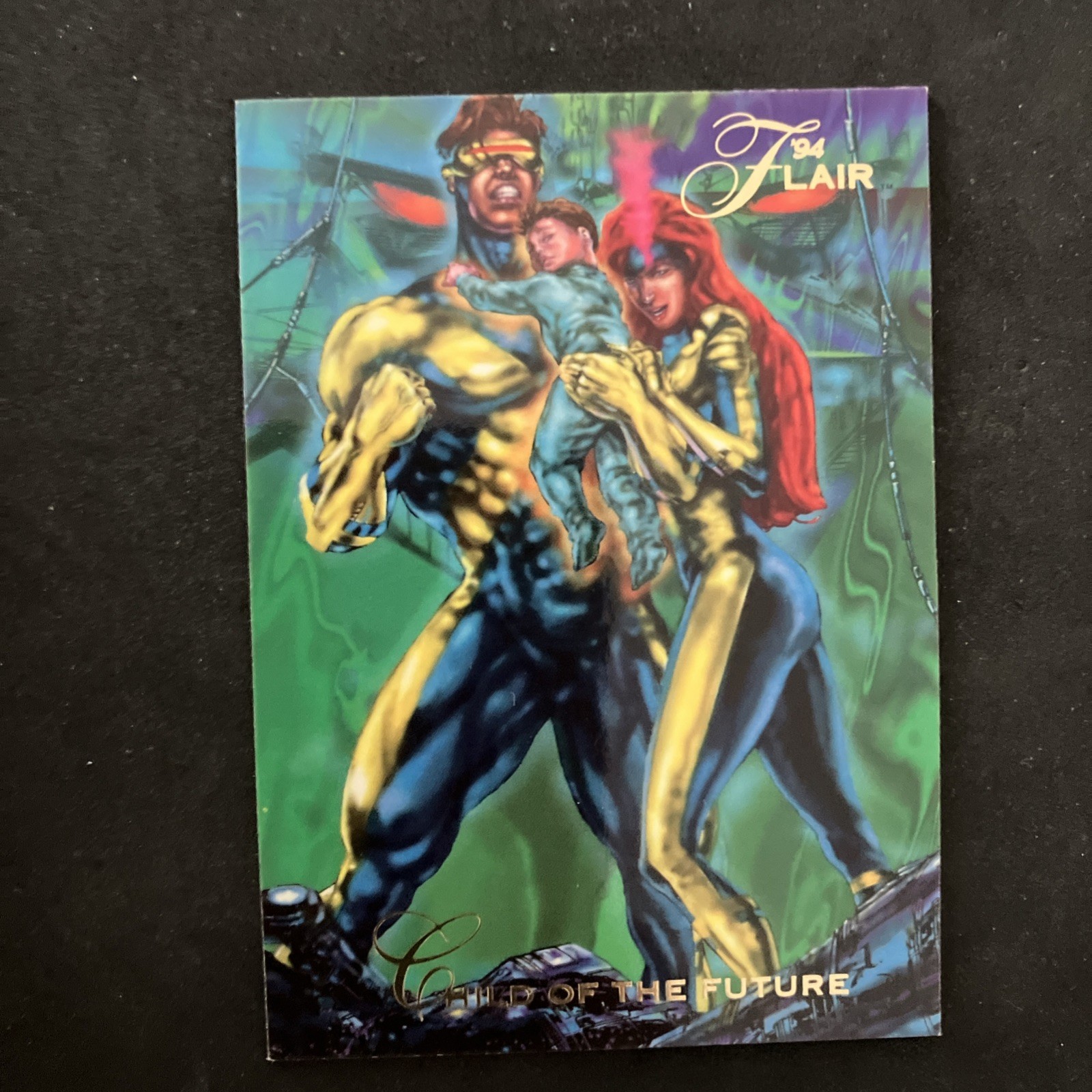 1994 Flair Marvel Universe Trading Card #82 Child of the Future 