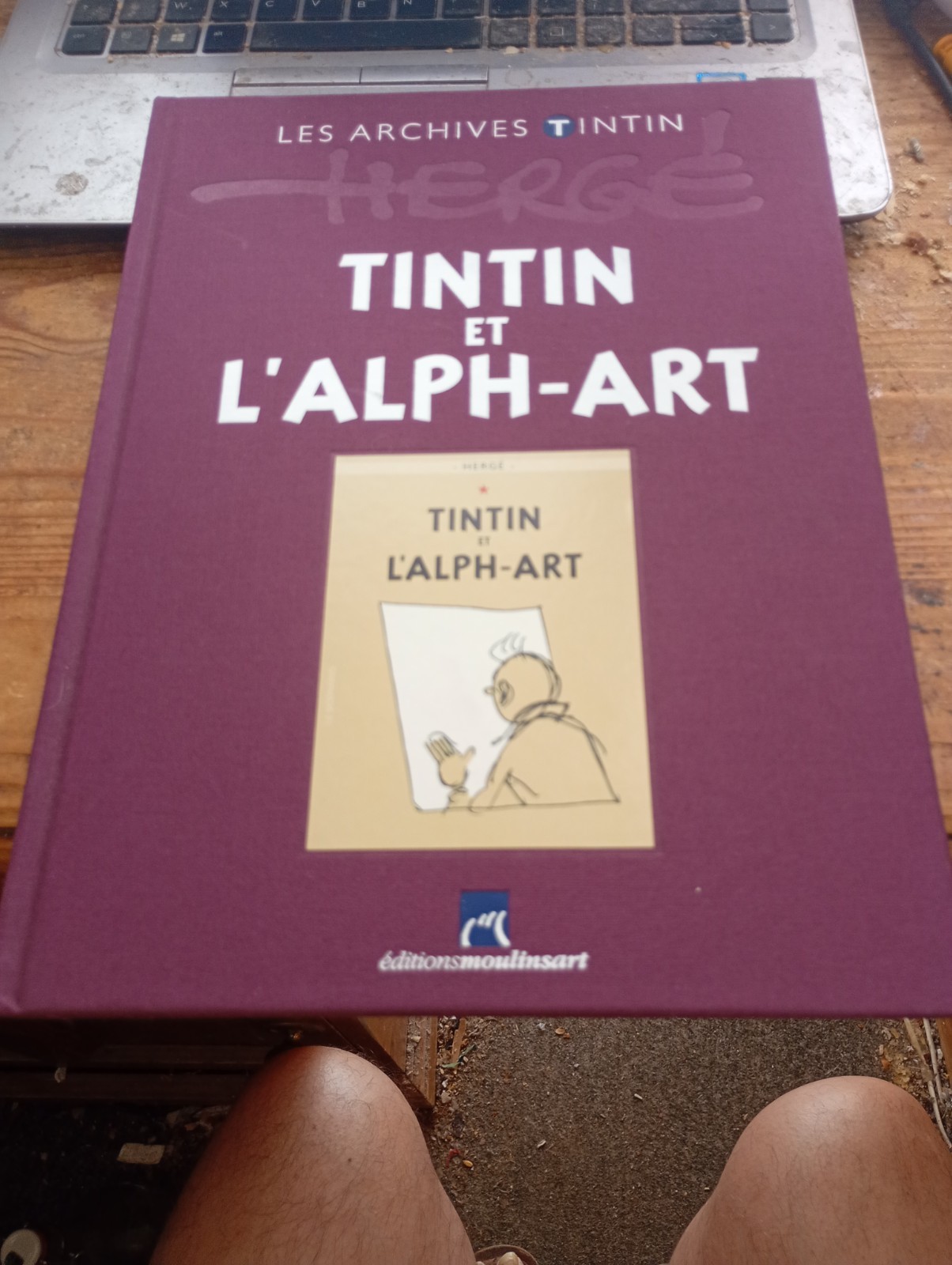 TINTIN et l'ALPH-ART les archives TINTIN HERGE moulinsart 2012