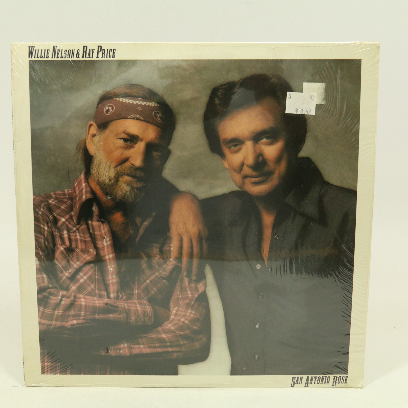 Willie Nelson & Ray Price San Antonio Rose Vinyl LP 1980 VTG Country