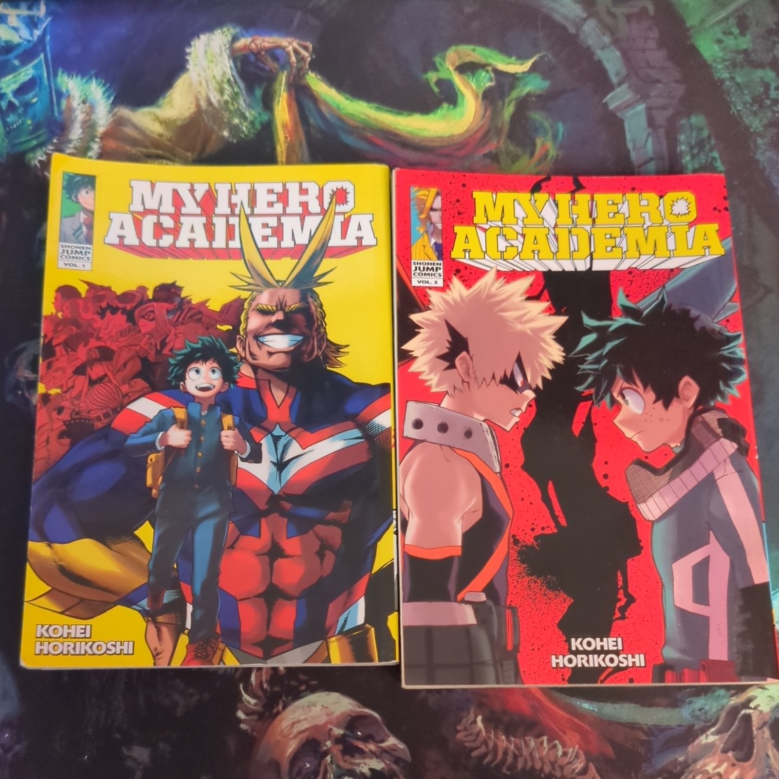 My Hero Academia Shonen Jump Manga Volumi 1-2 Viz Media Inglese Kohei Horikoshi