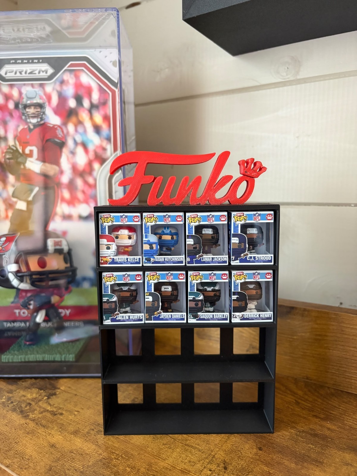 Red And Black Funko Bitty Pop Display
