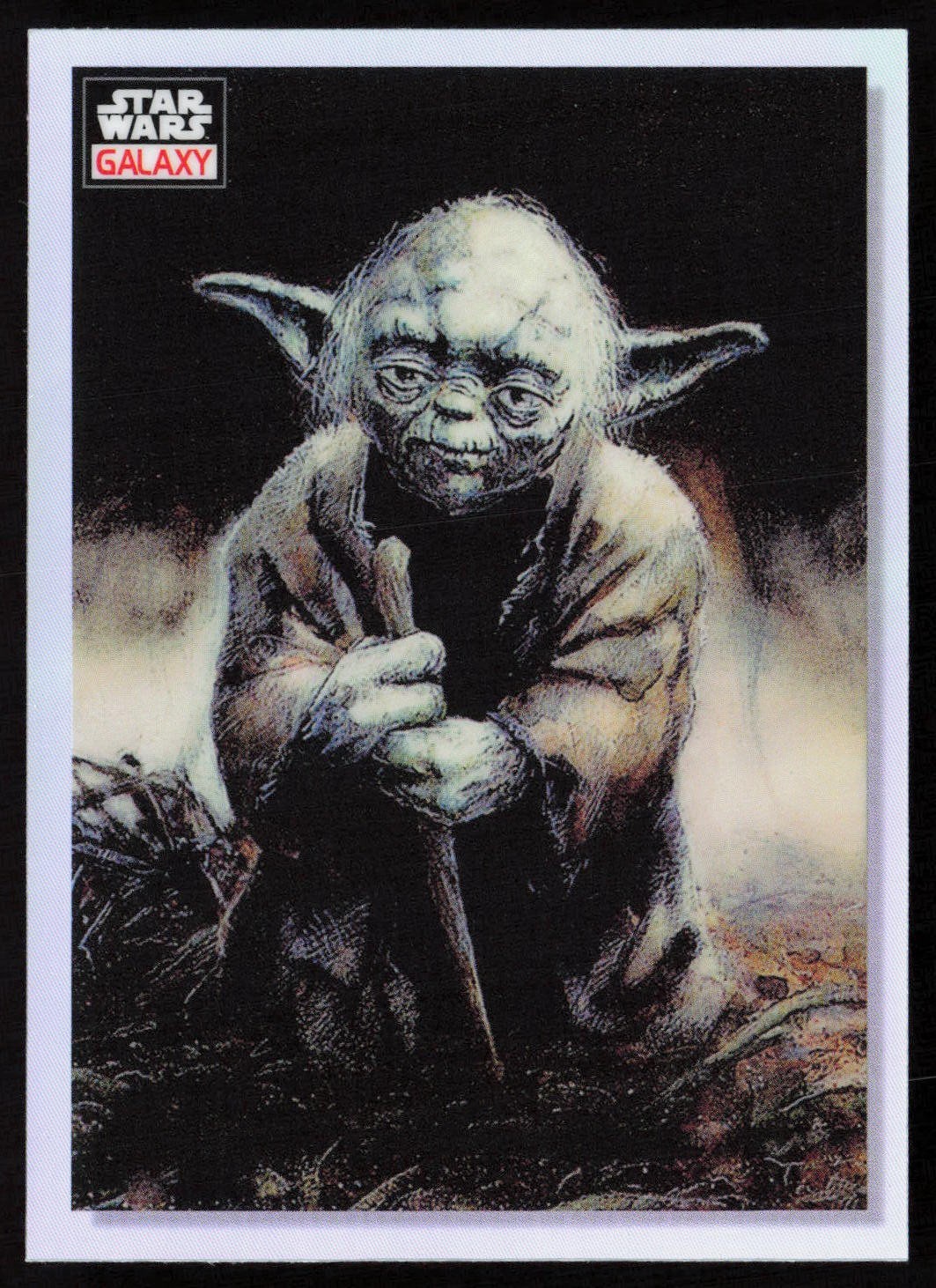 2023 Topps Star Wars Galaxy Chrome Refractor Parallel Base Card 41