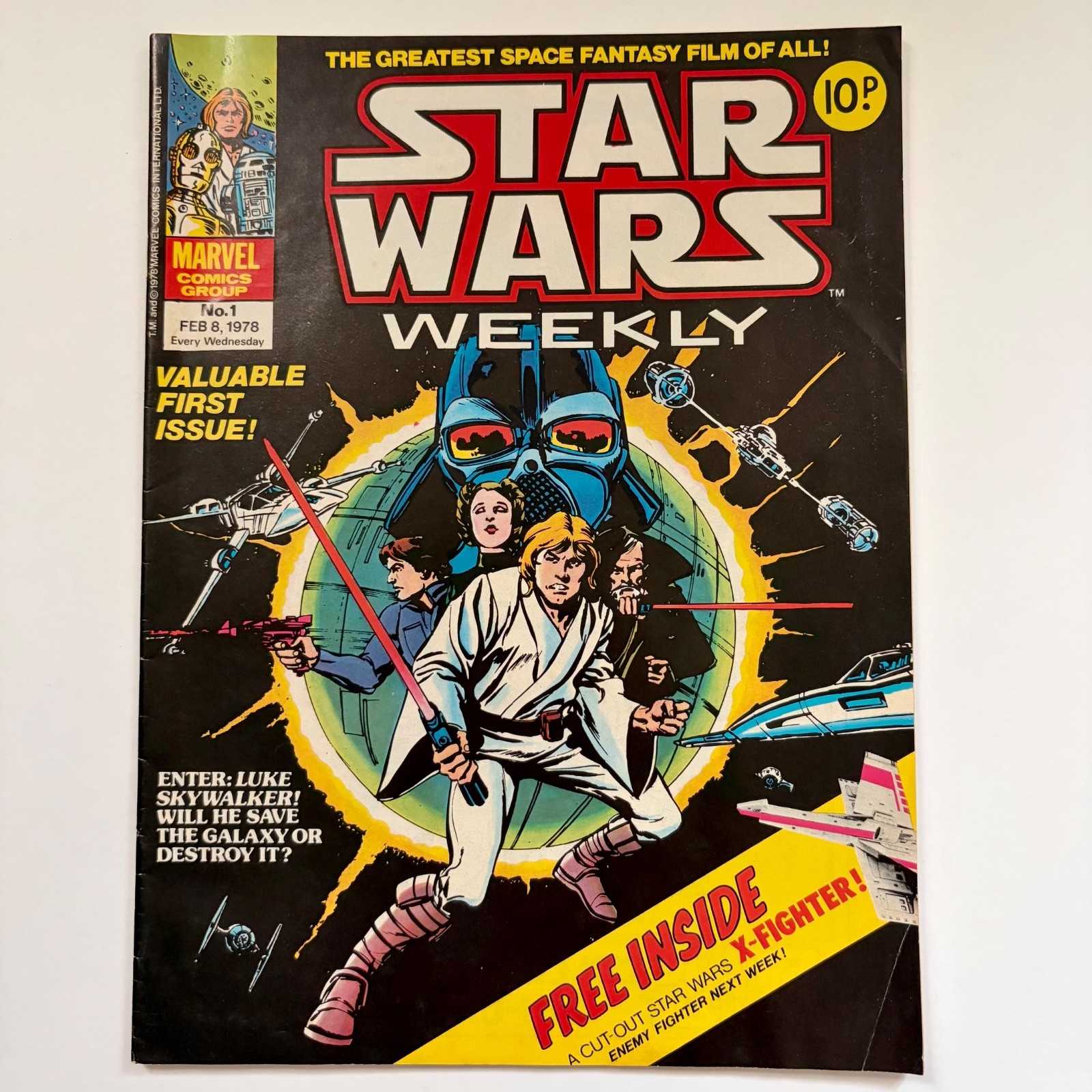 Star Wars Weekly - Issue 1 - 1978 - Marvel UK - Premiere - First Print Comic