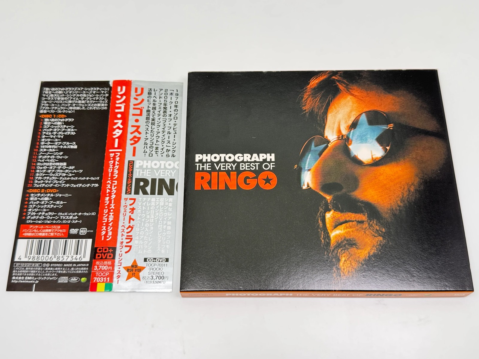 Ringo Starr Photograph: The Very Best Of Ringo Japan Import CD/DVD TOCP-70311