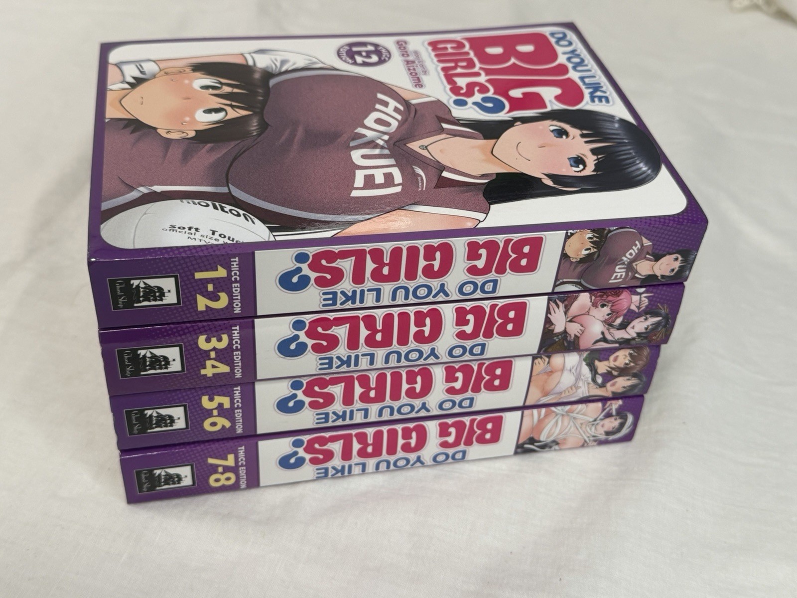 Ti piacciono le ragazze grandi? Serie Manga Edizione Inglese, Volumi 1-8 Edizione Thicc