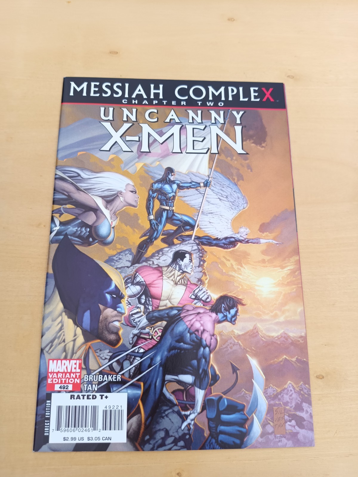 Uncanny X-Men #492 NM VARIANT Marvel 2008