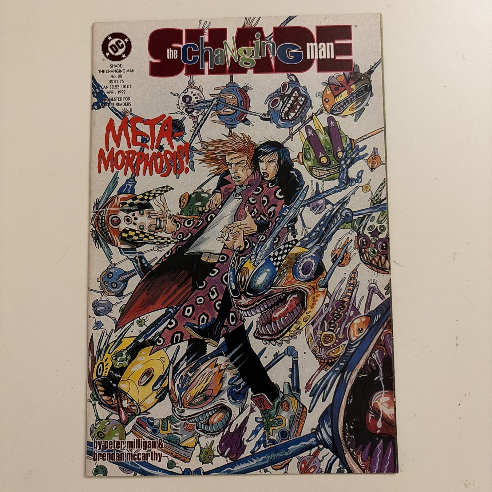 Ombra, l'uomo che cambia #22 (1992) Vertigo Comics 1° stampa fumetto