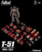 Nuova figura ThreeZero 3Z07730W0 1/6 Fallout T-51 Nuka Cola Power Armor in magazzino