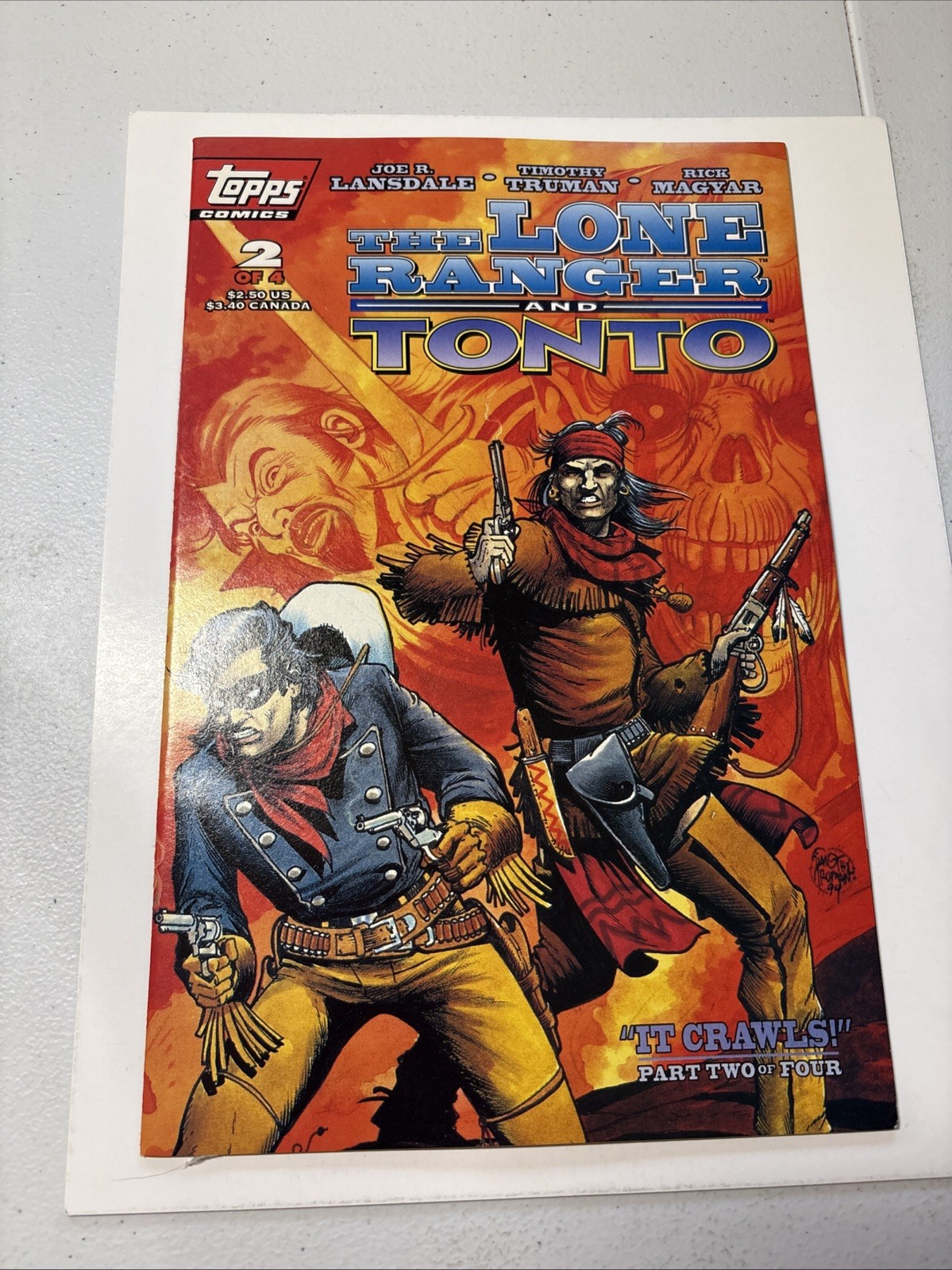 1994 Topps Comics The Lone Ranger And Tonto #2 Combiniamo Spedizione ��