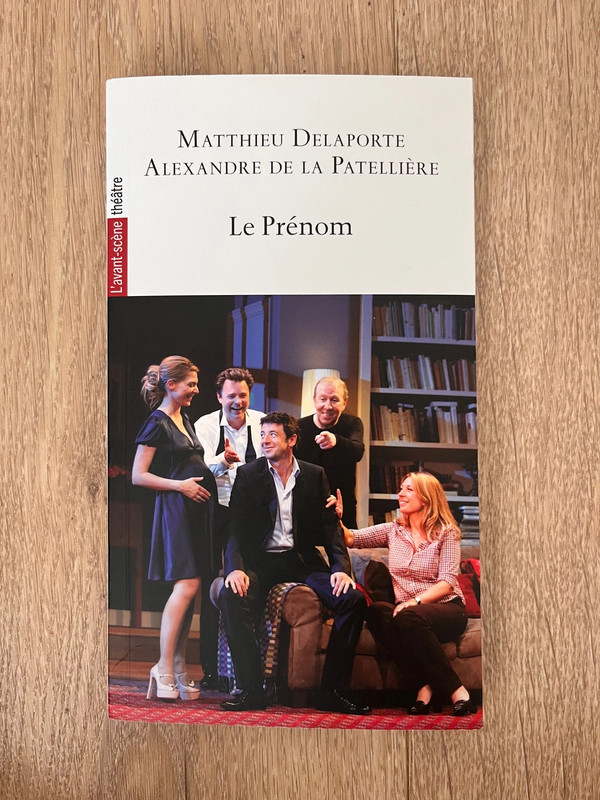 Livre pièce de théâtre Le Prénom