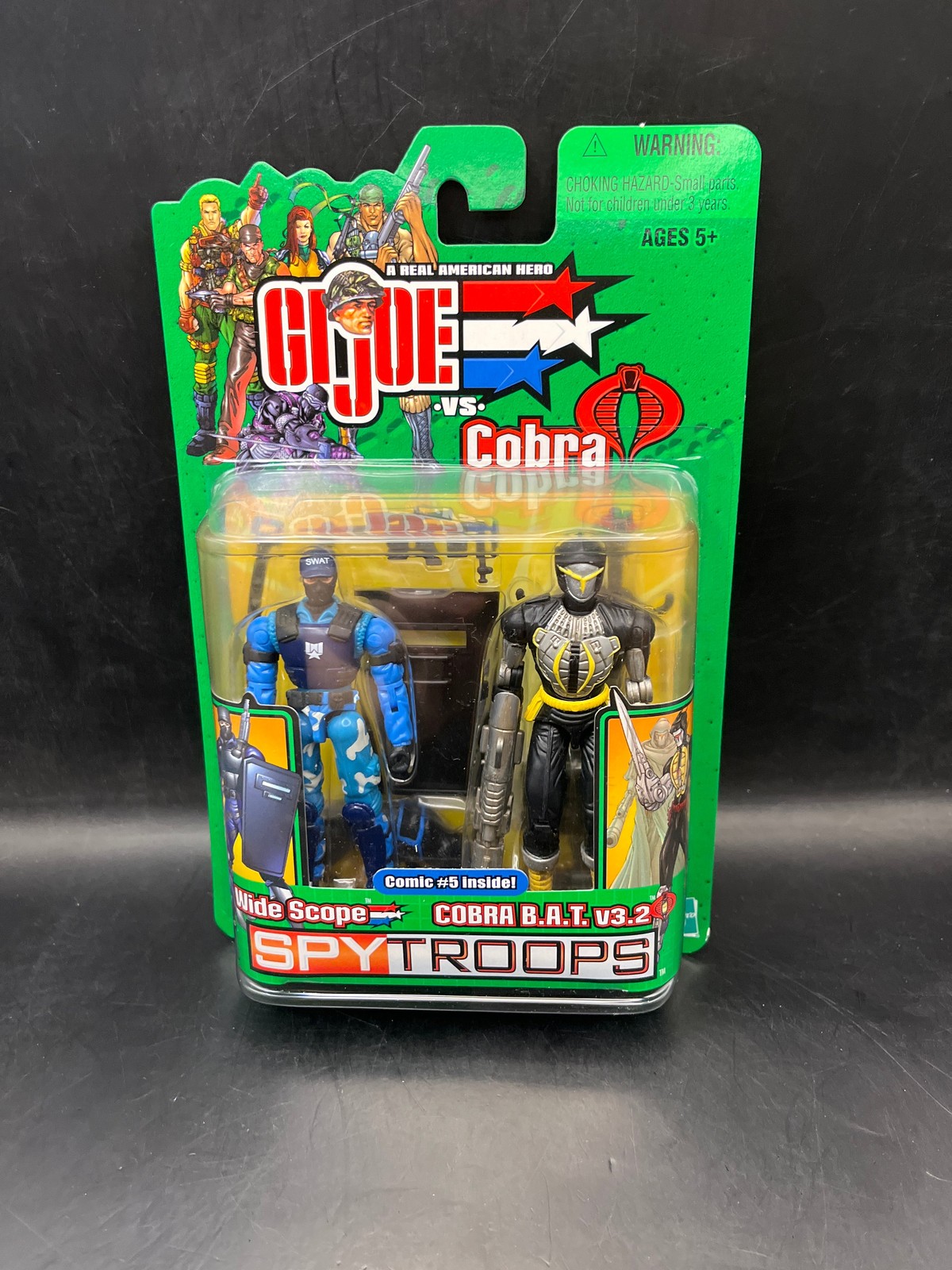 GI Joe vs. Cobra: Spy Troops Wide Scope & Cobra B.A.T. v3.2 confezione da 2 pezzi