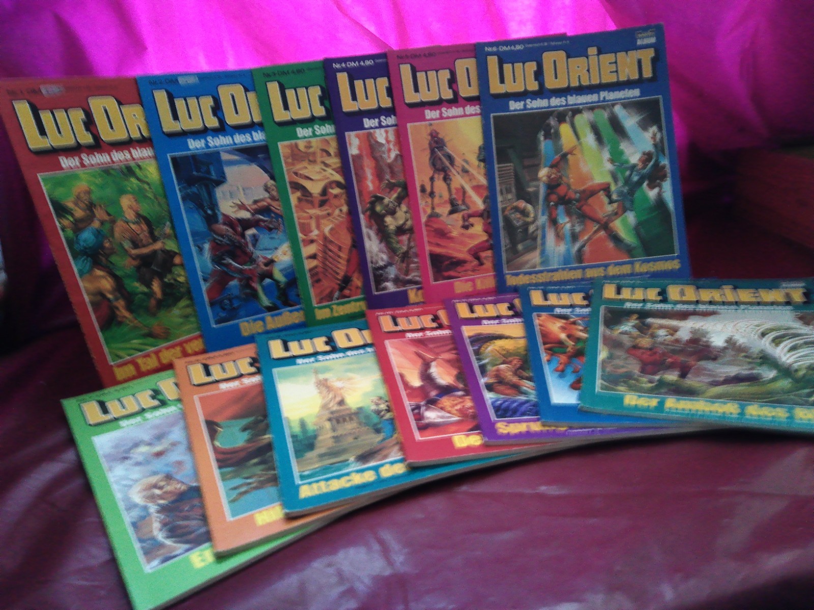 13 album fumetti Luc Orient Bastei, usati privati raccolta