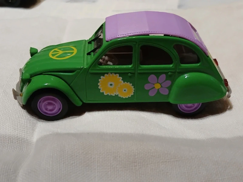 2CV fleurs Norev pour collectionneur