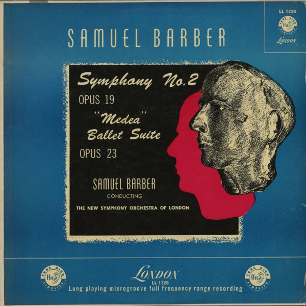 Samuel Barber, Symphony No.2 Opus 19, "Medea" Ballet Suite Opus 23, (LP, Album,