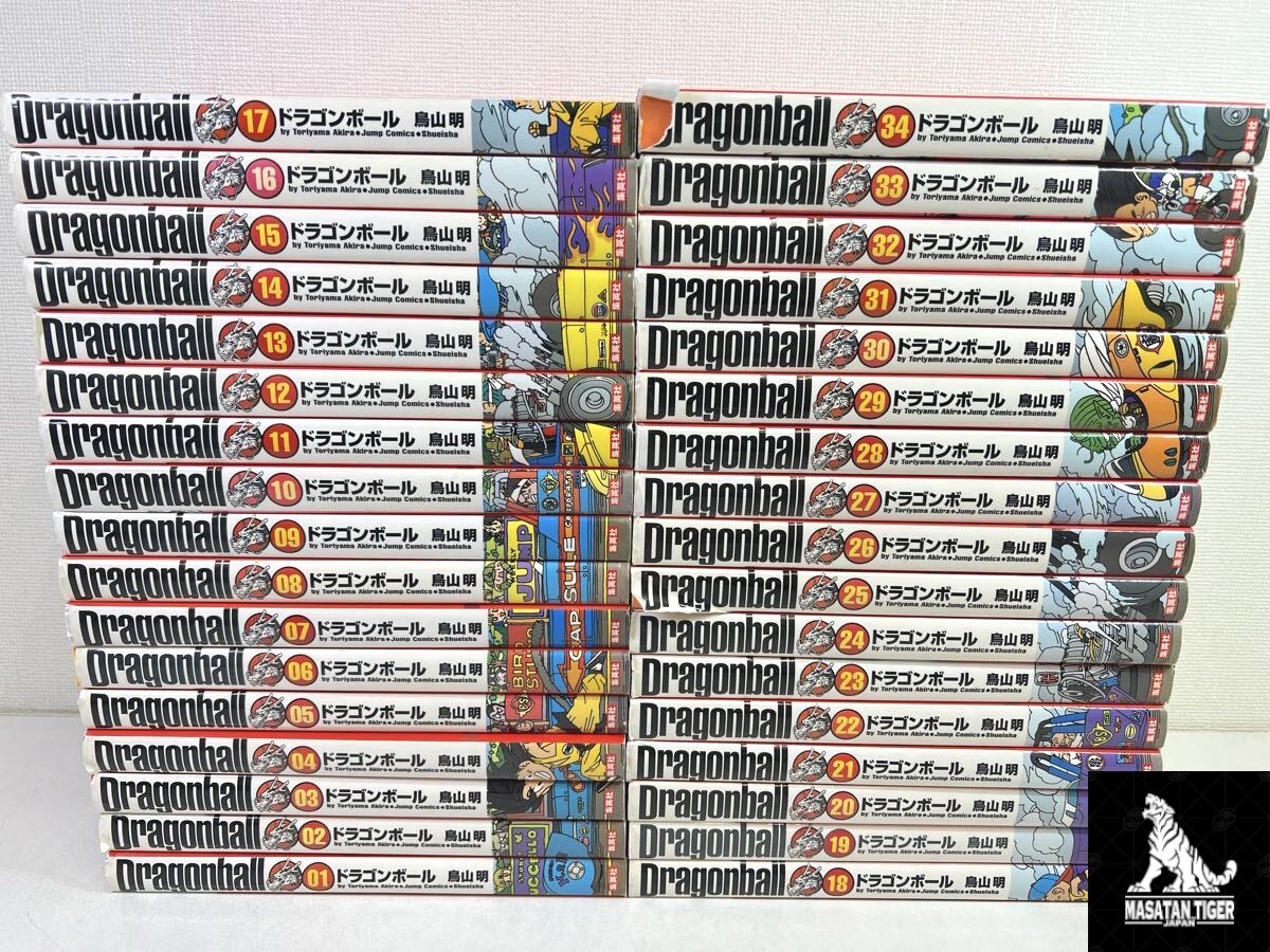 Dragon Ball Edizione Completa Vol. Lotto 1-34 set manga giapponesi Akira Toriyama