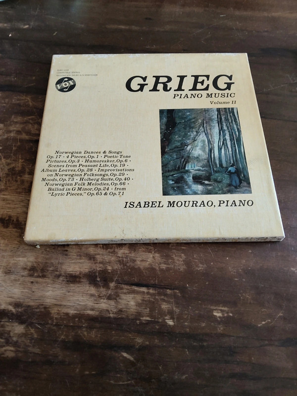 Lo 33giri Grieg piano music Isabel mourao piano