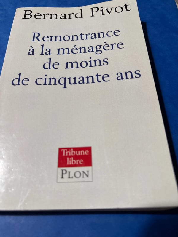 Remontrance à la ménagère de moins de cinquante ans