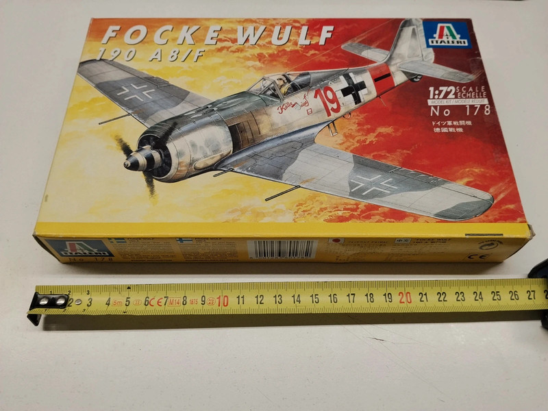 Modello da costruire di Focke Wulf 190 A8/F