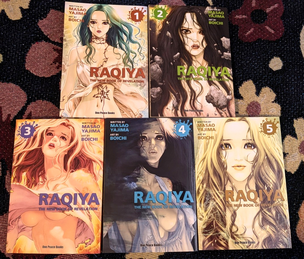 Raqiya Volumes 1 2 3 4 5 Complete Set Masao Yajima Boichi English Manga