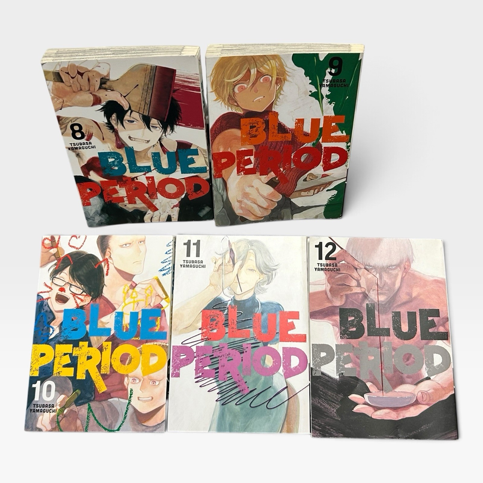 Blue Period Manga English Volumes 8-12 Lot of 5 Paperback Set