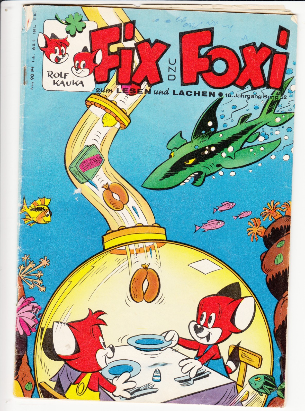 Fix e Foxi 16° anno / Rolf Kauka-n.52 in condizioni.3-4