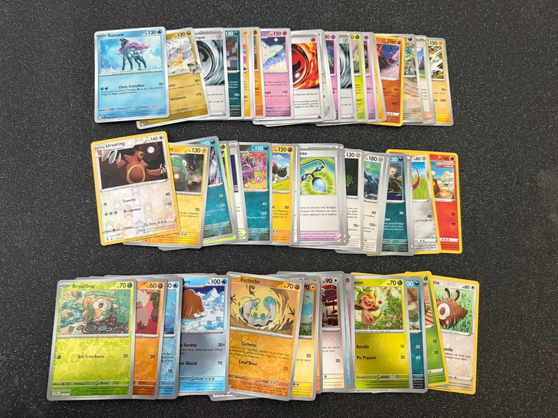 Lot 69 Cartes Pokémon Holo & Reverse - VF - 2020 à 2026 - Très Bon État