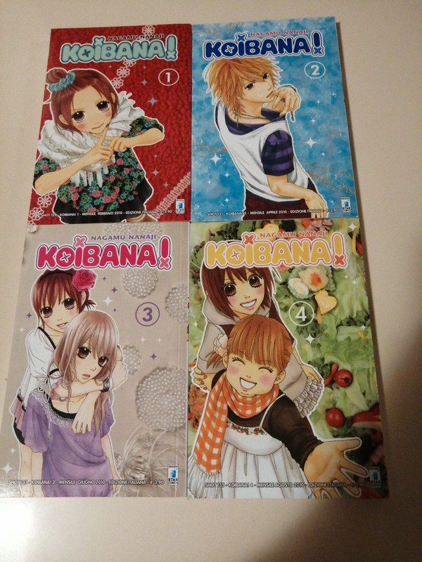 Koibana – Lotto manga volumi 1-4