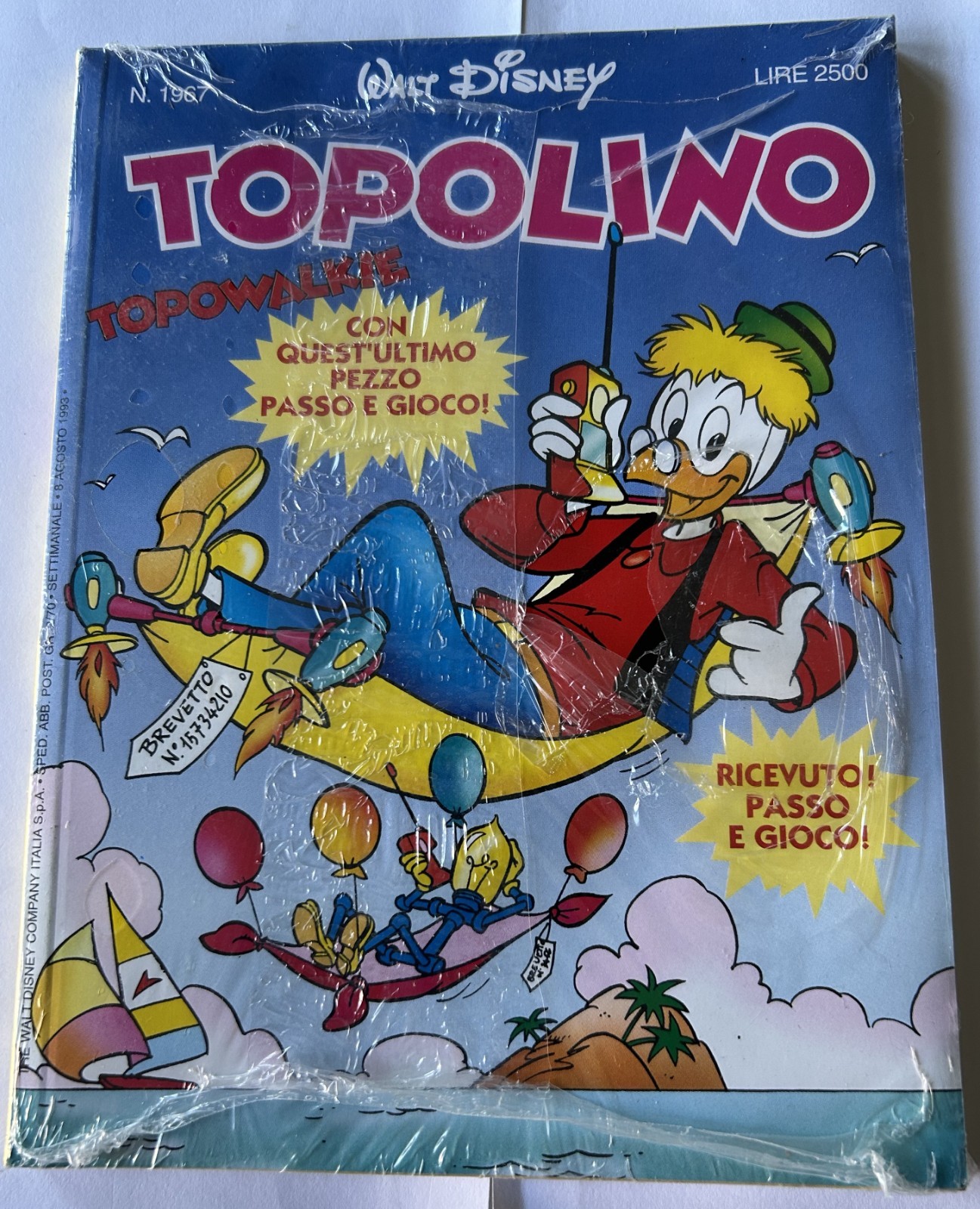 Topolino nr 1967 Blisterato - 8 agosto 1993