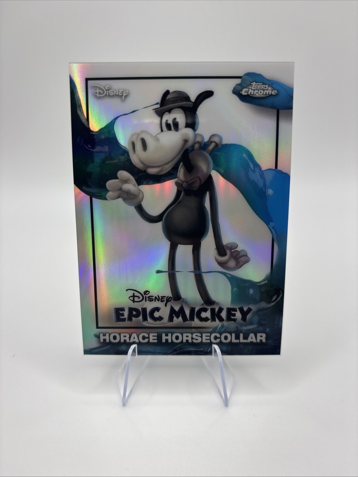 2026 Topps Disney Neon Chrome Horace Horsecollar Epic Topolino #EM-2