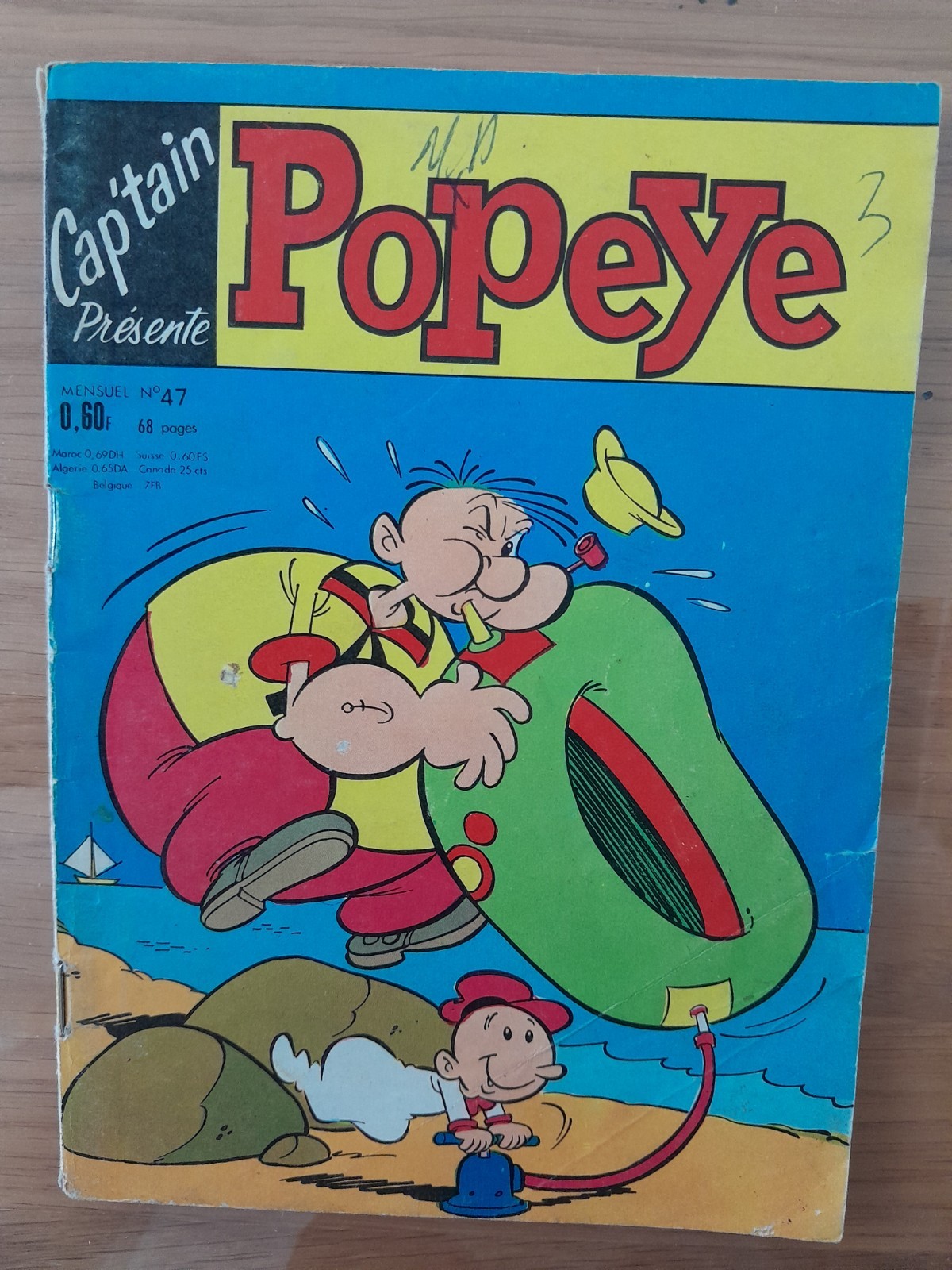 POPEYE    N°47     SFPI    1968     BE