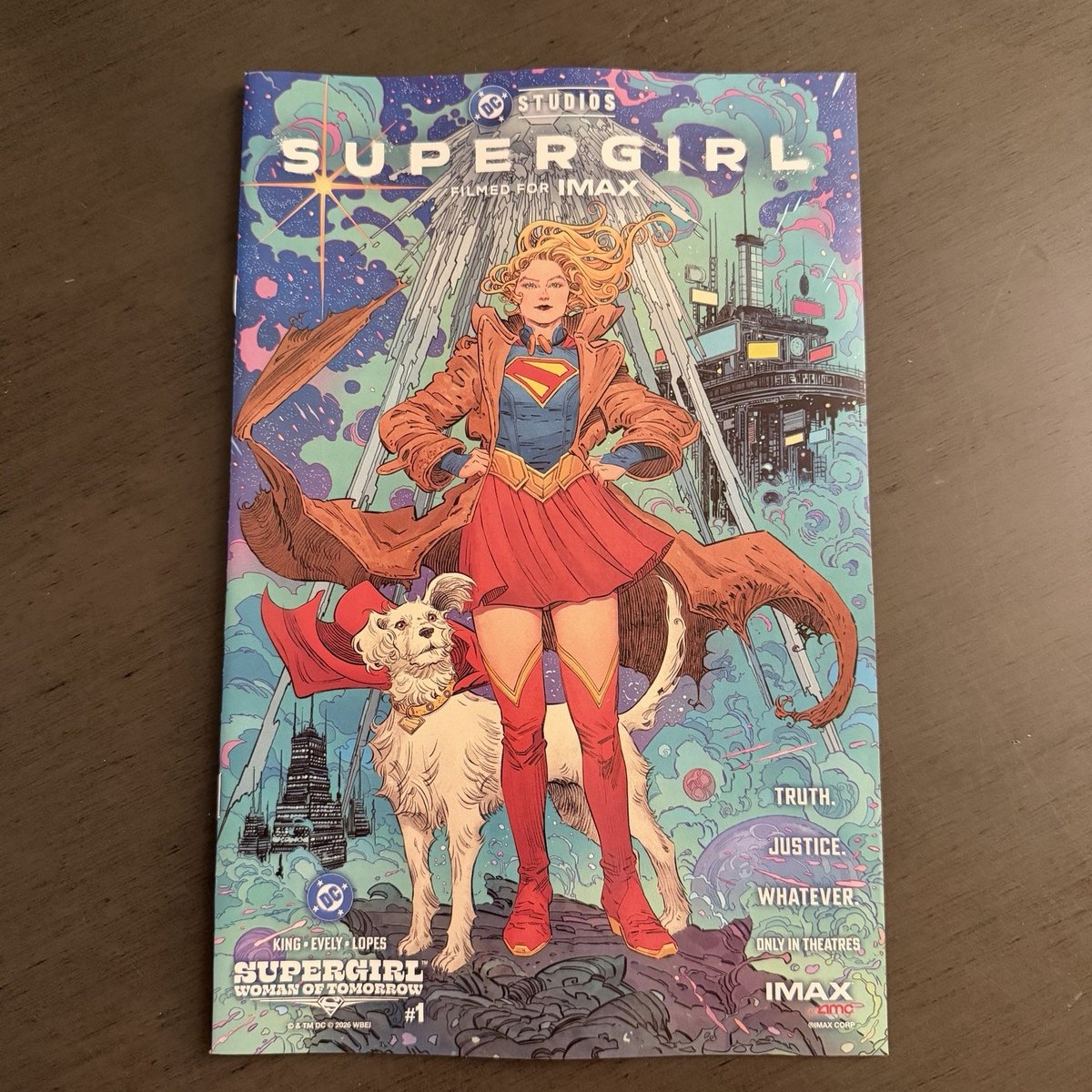 Copertina promozionale fumetto SUPERGIRL: WOMAN OF TOMORROW #1 AMC variante - quasi nuova