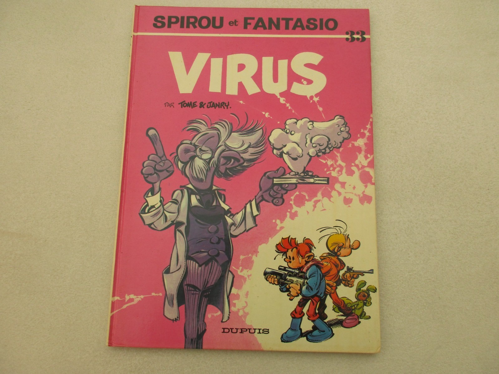 Spirou et Fantasio T 33 BE/TBE Virus Edition originale 1984