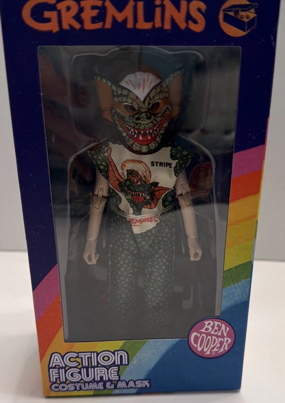 NUOVO NECA Ben Cooper Costume Bambini Serie 3 Gremlins Stripe 5,5" Modellino
