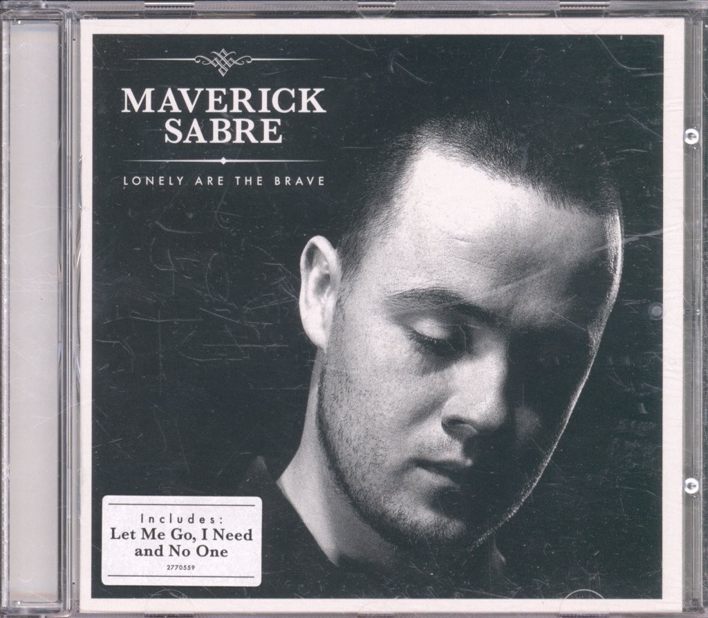 Maverick Sabre Lonely Are the Brave CD UK Mercury 2012 CD Etichetta Info